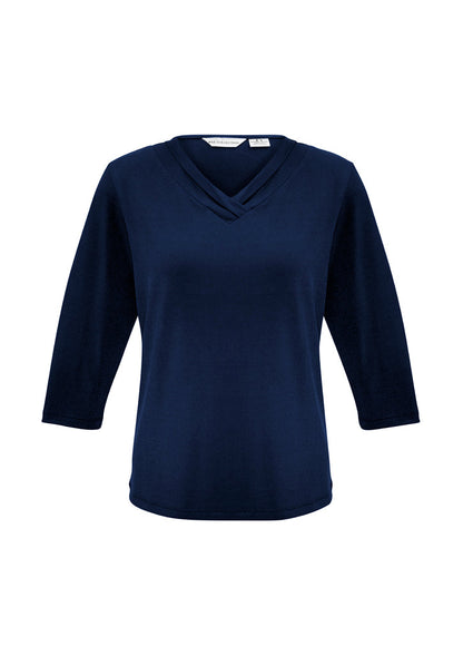 Biz Collection Womens Lana 3/4 Sleeve Top-(K819LT)