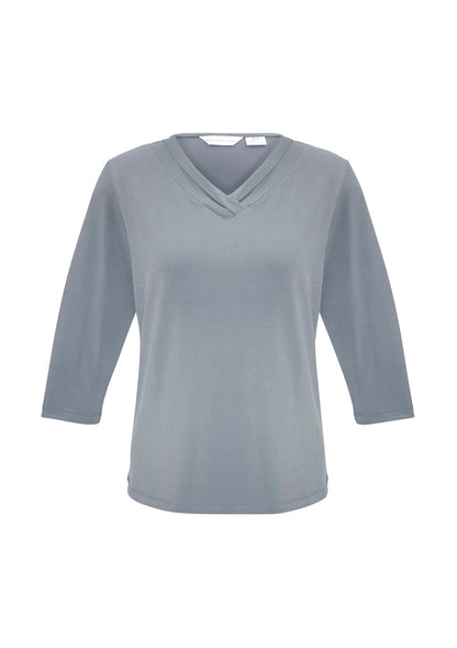 Biz Collection Womens Lana 3/4 Sleeve Top-(K819LT)-Clearance