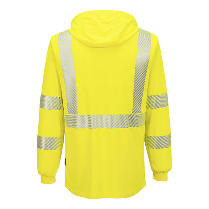 Portwest Hi-Vis Lightweight Hooded T-Shirt L/S Orange (L042)