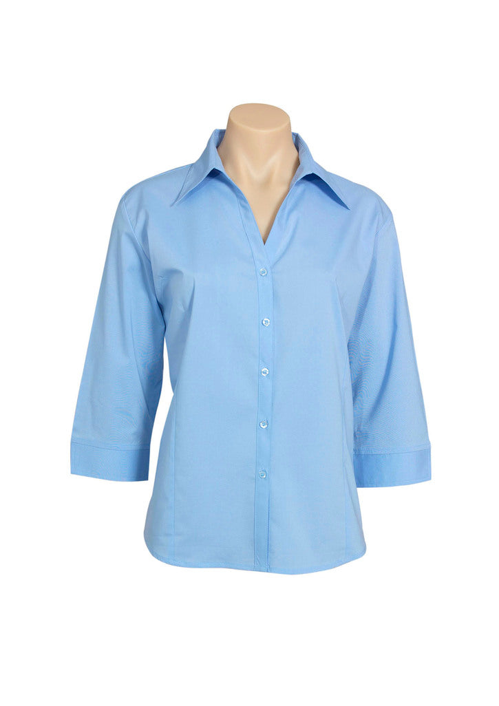 Biz Collection Ladies Metro Shirt 3/4 Sleeve (LB7300)-Clearance