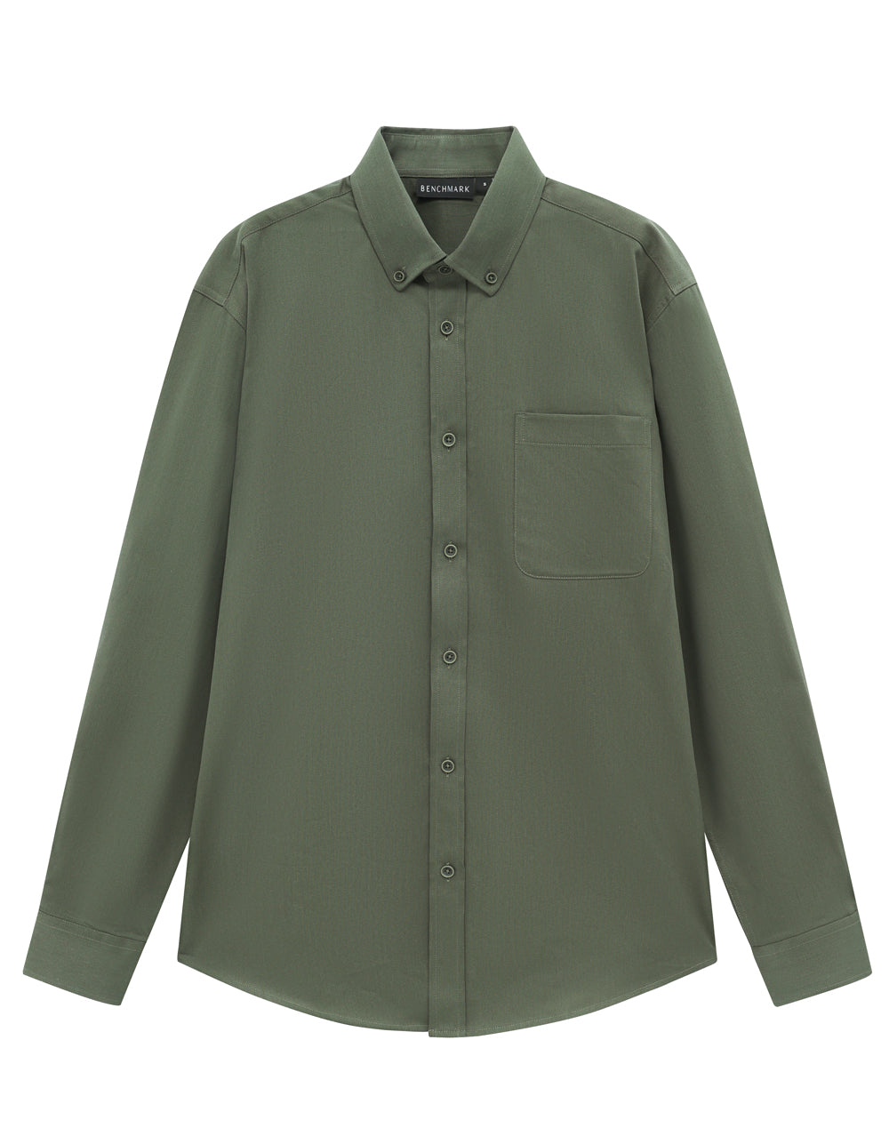 Winning Spirit Mens Smart Casual Cotton Blend L/S Shirt (M7009L)