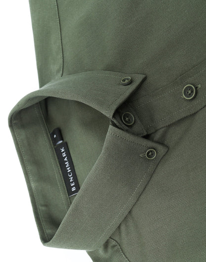 Winning Spirit Mens Smart Casual Cotton Blend L/S Shirt (M7009L)