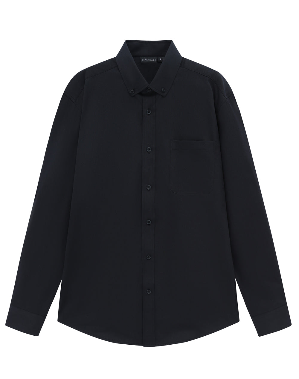 Winning Spirit Mens Smart Casual Cotton Blend L/S Shirt (M7009L)