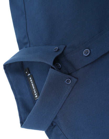 Winning Spirit Mens Smart Casual Cotton Blend L/S Shirt (M7009L)