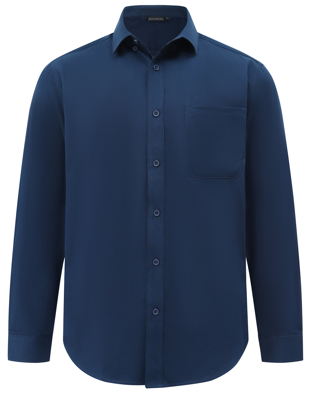 Winning Spirit Mens Smart Casual Cotton Blend L/S Shirt (M7009L)
