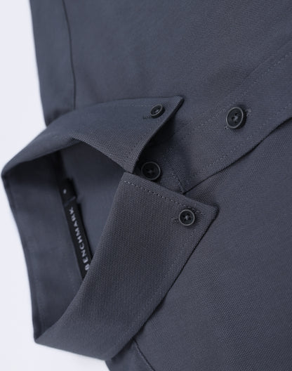 Winning Spirit Mens Smart Casual Cotton Blend L/S Shirt (M7009L)
