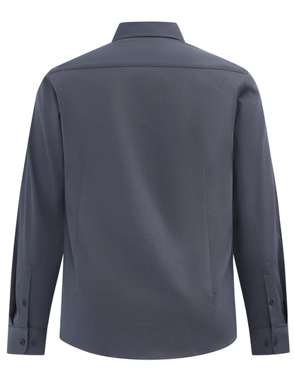Winning Spirit Mens Smart Casual Cotton Blend L/S Shirt (M7009L)
