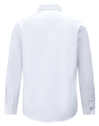 Winning Spirit Mens Smart Casual Cotton Blend L/S Shirt (M7009L)
