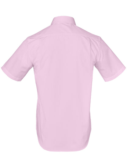 Winning Spirit Barkley Mens Taped Seam Short Sleeve Shirt (M7110S)