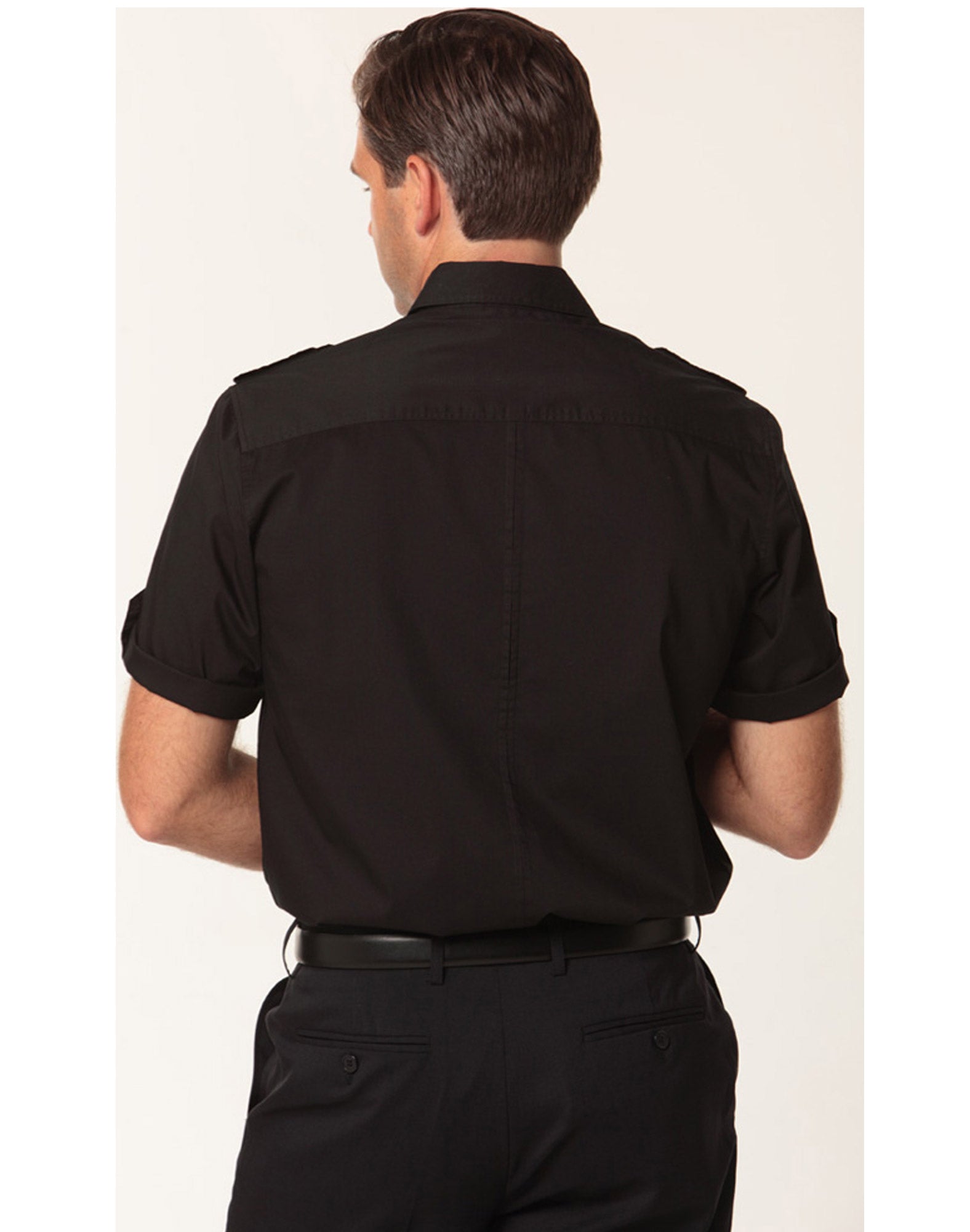 Winning Spirit Men's Short Sleeve Military Shirt (M7911)