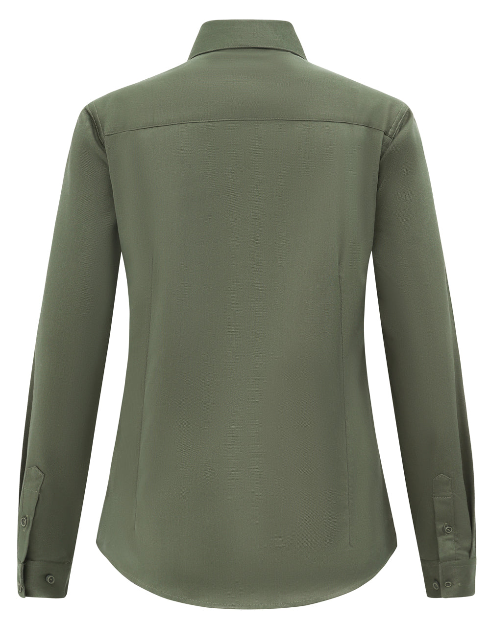 Winning Spirit Womens Smart Casual Cotton Blend L/S Shirt (M8009L)