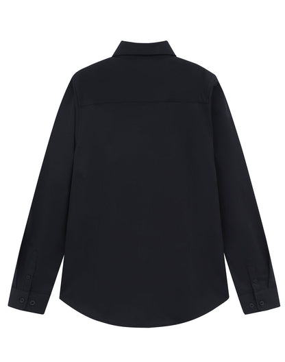 Winning Spirit Womens Smart Casual Cotton Blend L/S Shirt (M8009L)