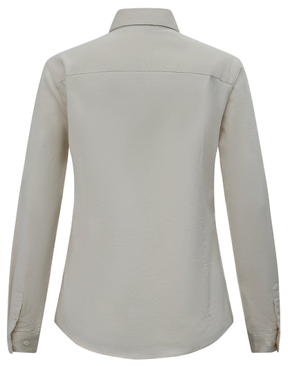Winning Spirit Womens Smart Casual Cotton Blend L/S Shirt (M8009L)