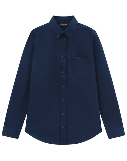 Winning Spirit Womens Smart Casual Cotton Blend L/S Shirt (M8009L)