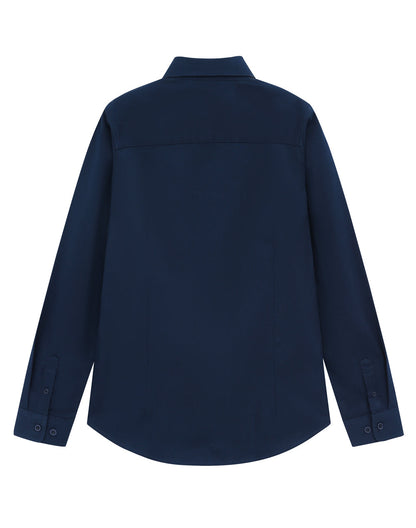 Winning Spirit Womens Smart Casual Cotton Blend L/S Shirt (M8009L)