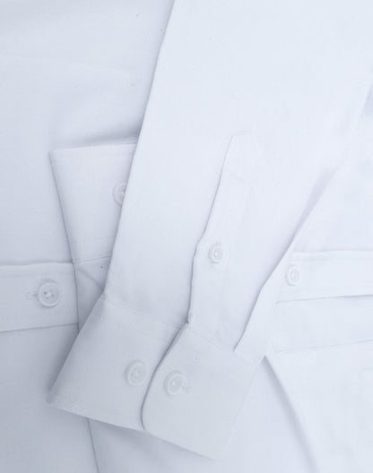 Winning Spirit Womens Smart Casual Cotton Blend L/S Shirt (M8009L)