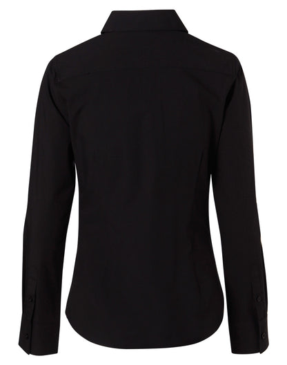 Winning Spirit  Women's Cotton/Poly Stretch Long Sleeve Shirt (M8020L)