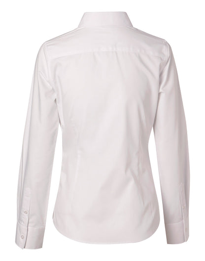 Winning Spirit  Women's Cotton/Poly Stretch Long Sleeve Shirt (M8020L)