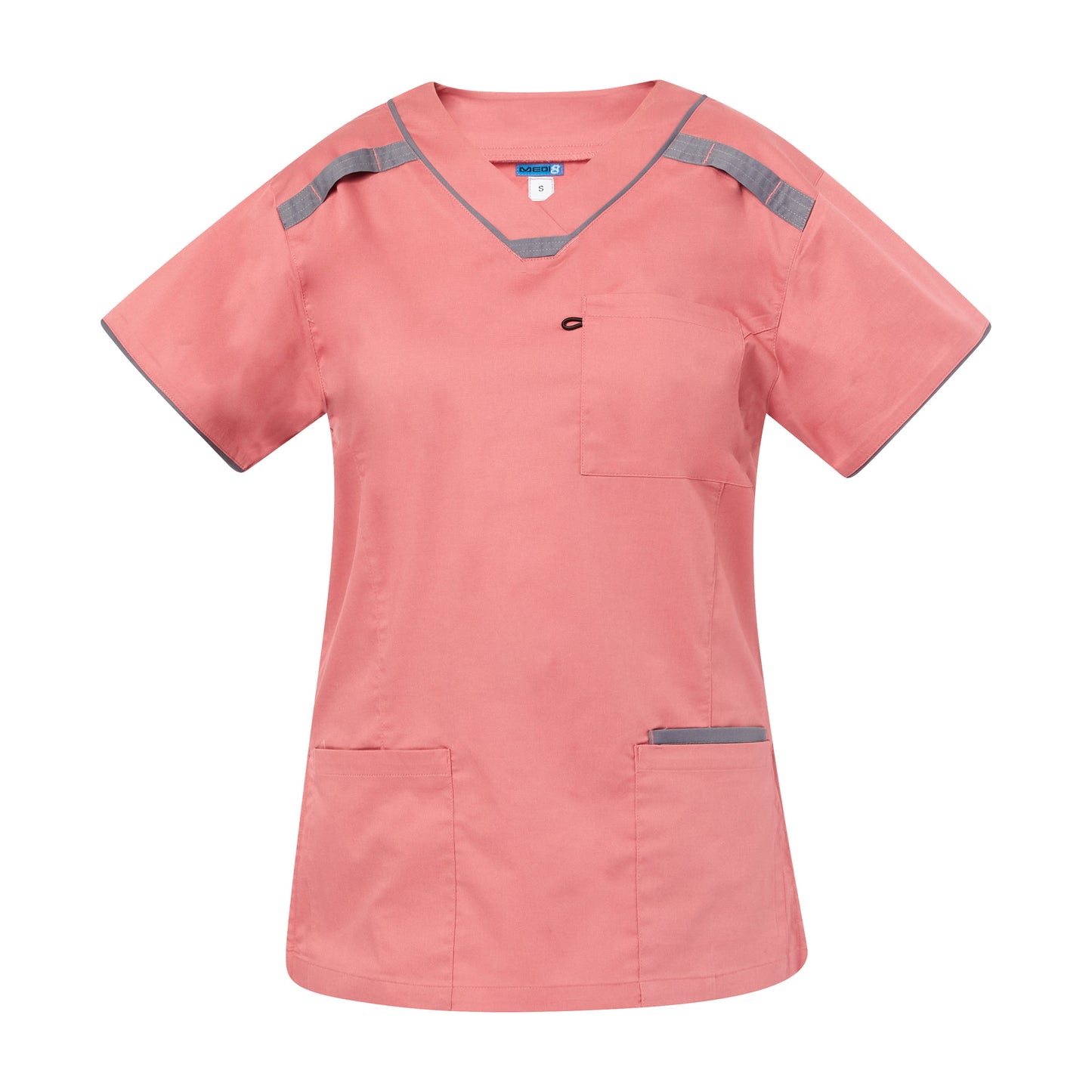 Medi-8 Womens Stretch Scrub Top (M88026)