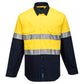 Portwest Hi-Vis Two Tone Regular Weight Long Sleeve Shirt with Tape (MA101)
