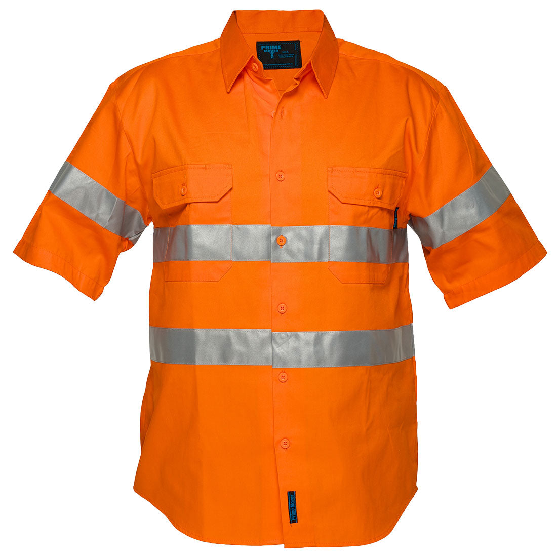 Portwest Hi-Vis Regular Weight Short Sleeve Shirt with Tape (MA192)