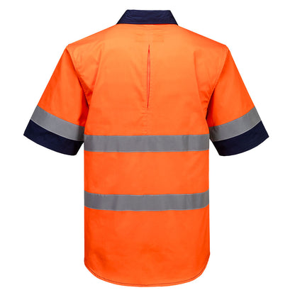 Portwest Industrial Hi-Vis Lightweight Contrast Shirt S/S (MA402)