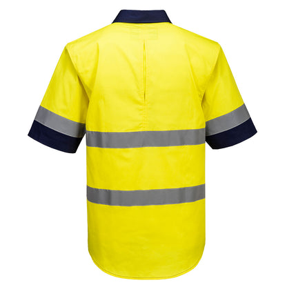 Portwest Industrial Hi-Vis Lightweight Contrast Shirt S/S (MA402)