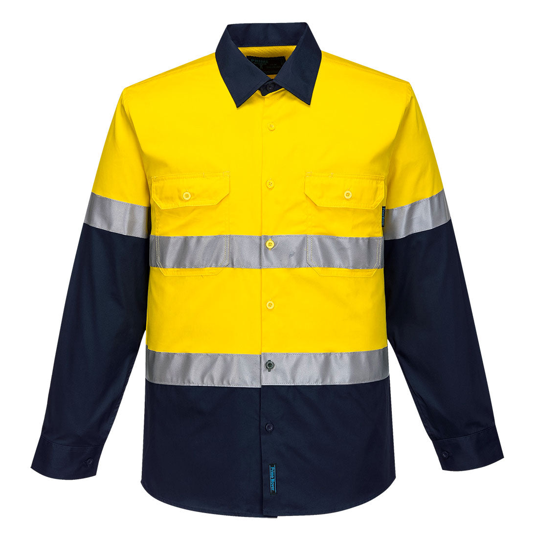 Portwest Hi-Vis Two Tone Lightweight Long Sleeve Shirt with Tape (MA801)