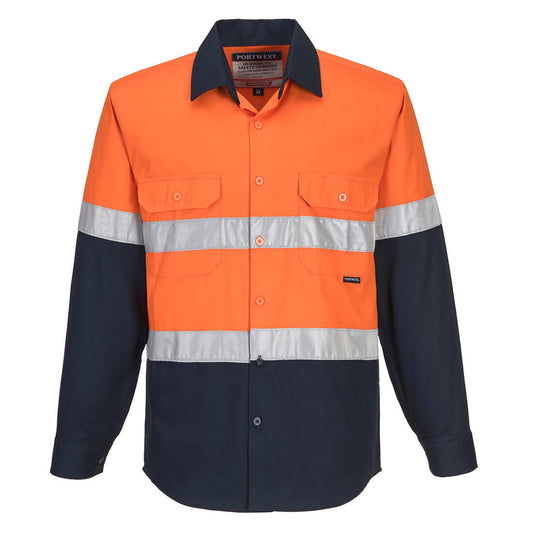 Portwest Industrial Long Sleeve D/N Shirt (MA803)