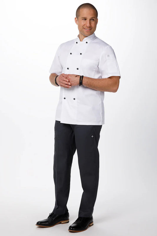 Chef Works Macquarie Men's Basic Chef Jacket (MBSS)