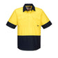Portwest Hi-Vis Two Tone Lightweight Short Sleeve Closed Front Shirt (MC802)