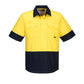 Portwest Hi-Vis Two Tone Lightweight Short Sleeve Closed Front Shirt (MC802)