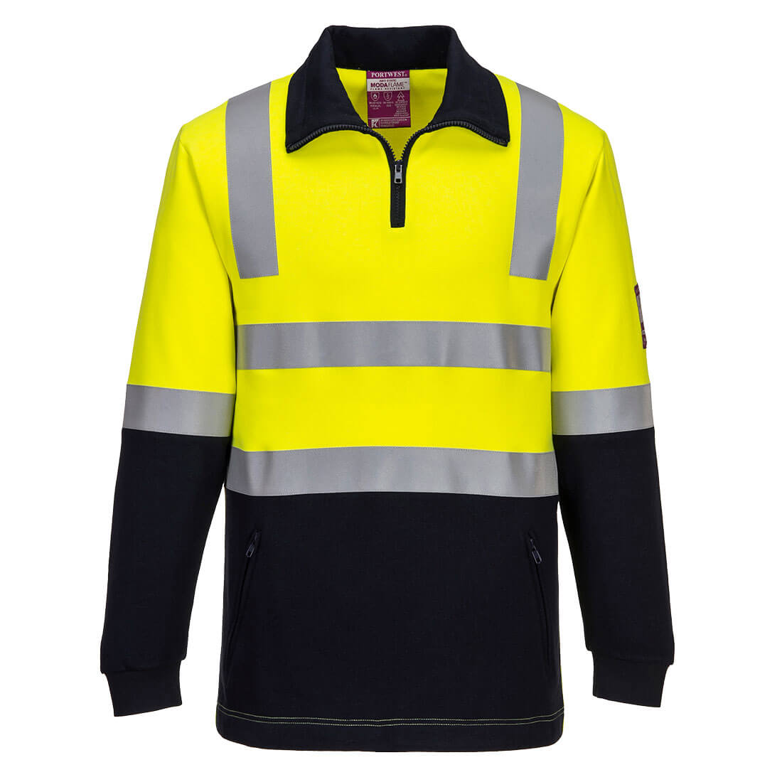 Portwest Flame Resistant Hi-Vis Brushed Fleece (MF202)