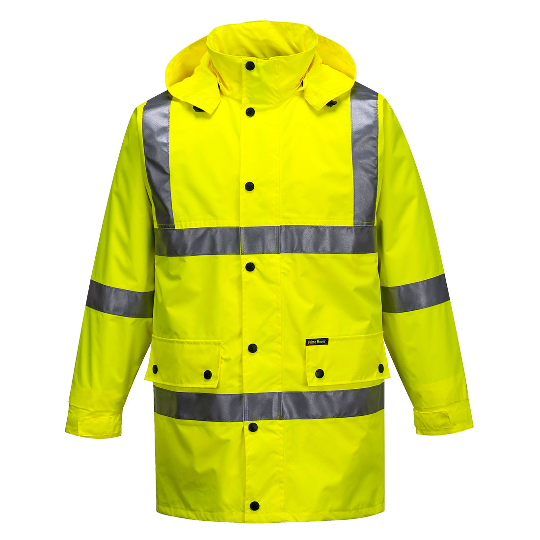 Portwest Argyle Full Hi-Vis Rain Jacket with Tape (MF306)