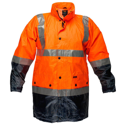 Portwest Eyre Lightweight Hi-Vis Rain Jacket with Tape (MJ306)