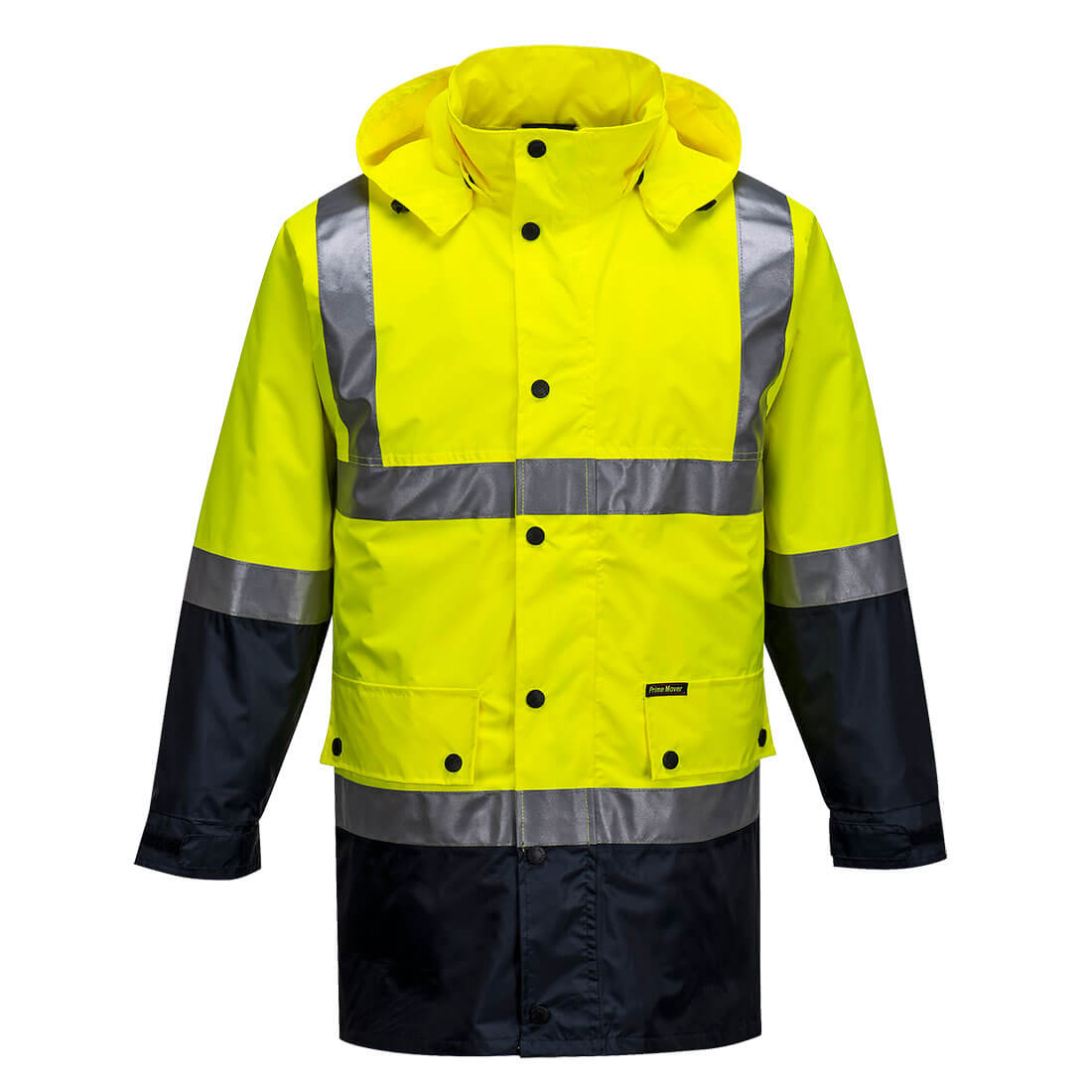 Portwest Eyre Lightweight Hi-Vis Rain Jacket with Tape (MJ306)