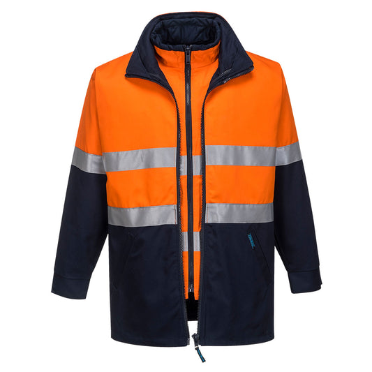 Portwest Hume 100% Cotton Drill 4-in-1 Jacket (MJ777)