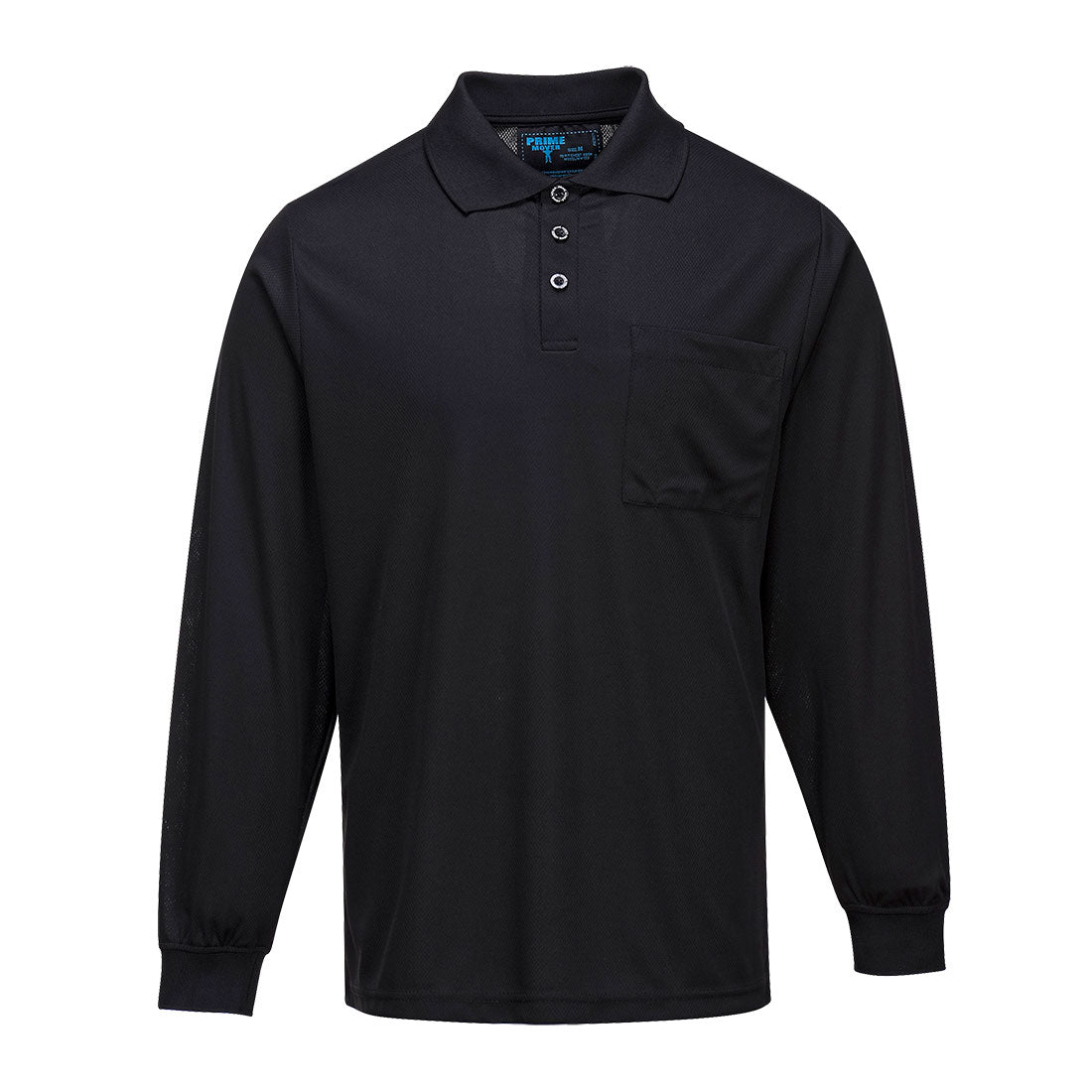 Portwest Long Sleeve Solid Colour Micro Mesh Polo (MP103)