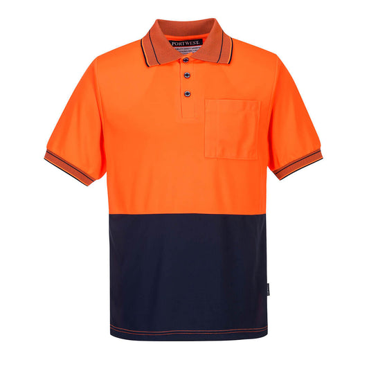 Portwest Hi-Vis Micro Mesh Polo Shirt S/S (MP110)