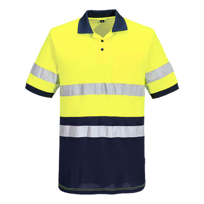 Portwest Hi-vis Class D/N Contrast Polo Shirt S/S (MP410)