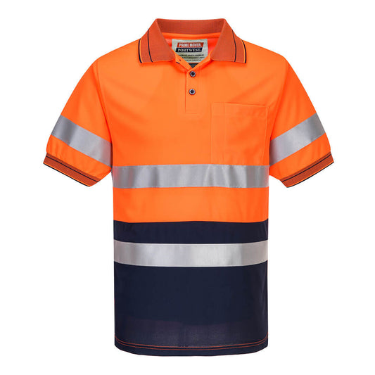 Portwest Micro Mesh Polo Shirt with Tape S/S (MP510)