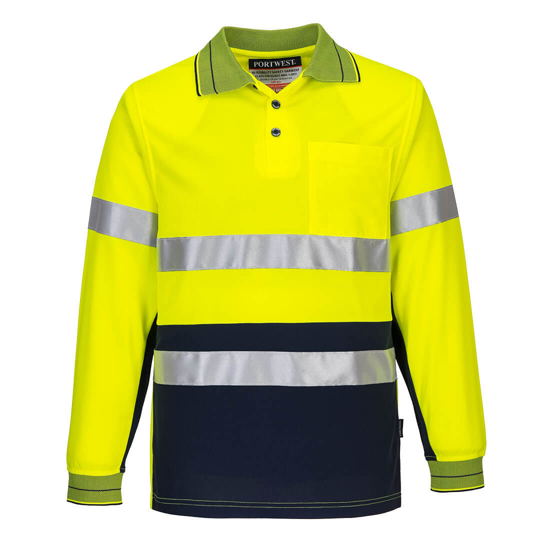 Portwest  Micro Mesh Polo Shirt with Tape L/S (MP513)
