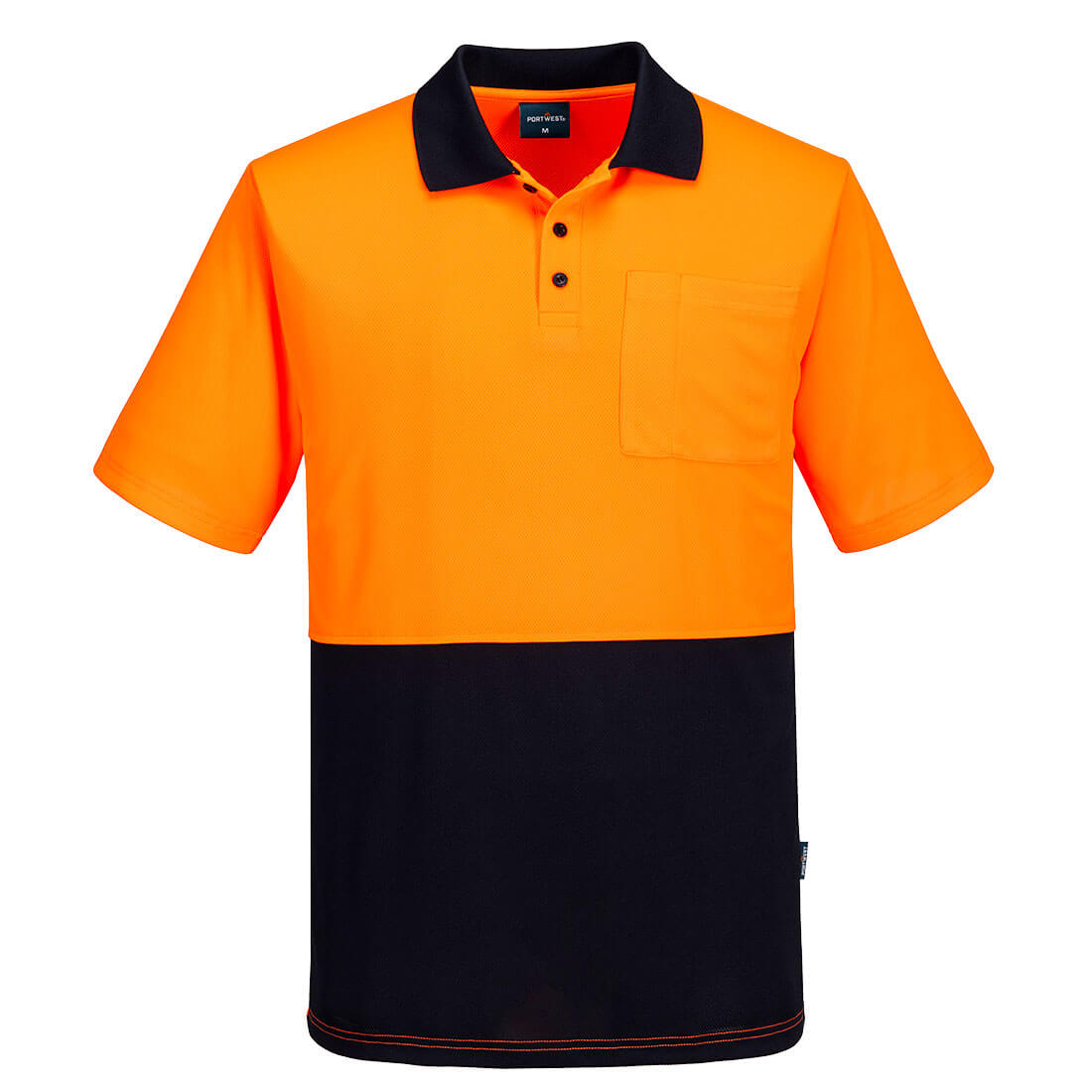 Portwest Hi Vis Class D Contrast Polo Shirt S/S (MP610)