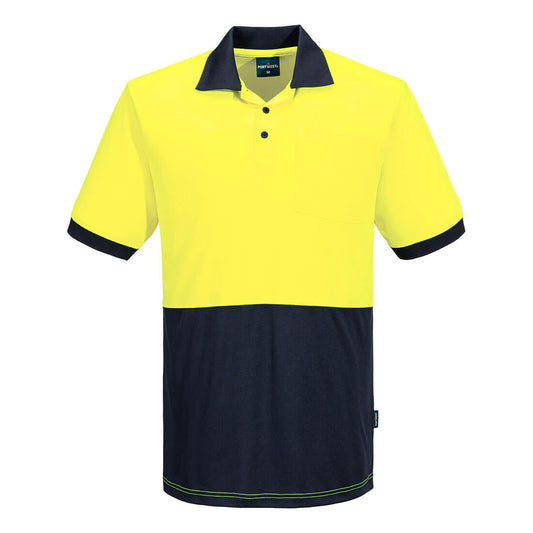 Portwest Hi Vis Class D Contrast Polo Shirt S/S (MP610)