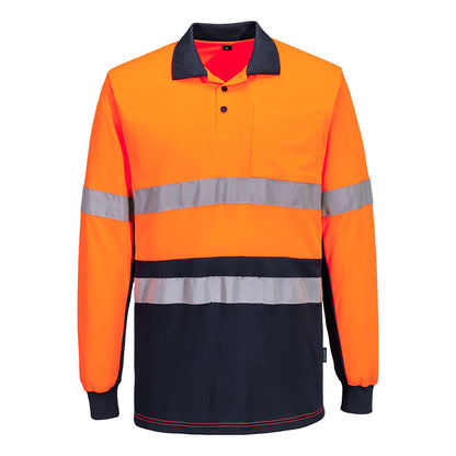 Portwest Hi-Vis Class D/N Contrast Polo shirt L/S (MP613)