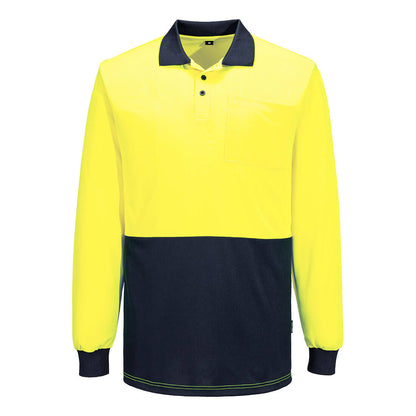Portwest Hi-Vis Contrast Class D Polo Shirt L/S (MP615)