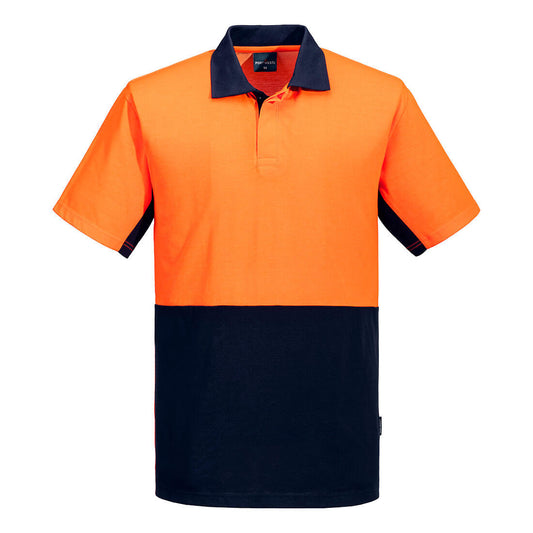 Portwest Hi Vis Class D Contrast Polo Shirt S/S (MP810)
