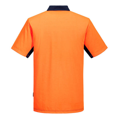 Portwest Hi Vis Class D Contrast Polo Shirt S/S (MP810)