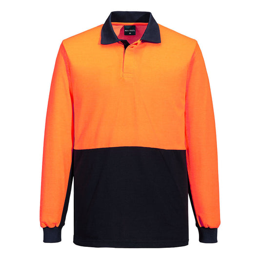 Portwest Hi-Vis Contrast Class D Polo Shirt L/S (MP813)