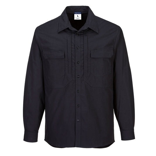 Portwest Utility Stretch Long Sleeve Shirt (MS106) Clearance